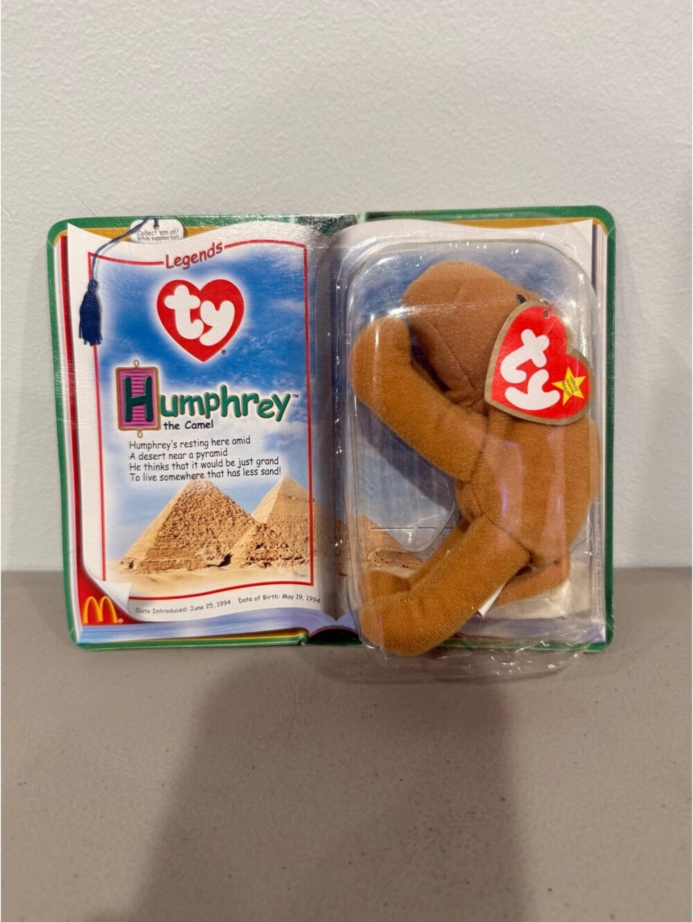 Ty Legends Humphrey the Camel Beanie Baby McDonald's